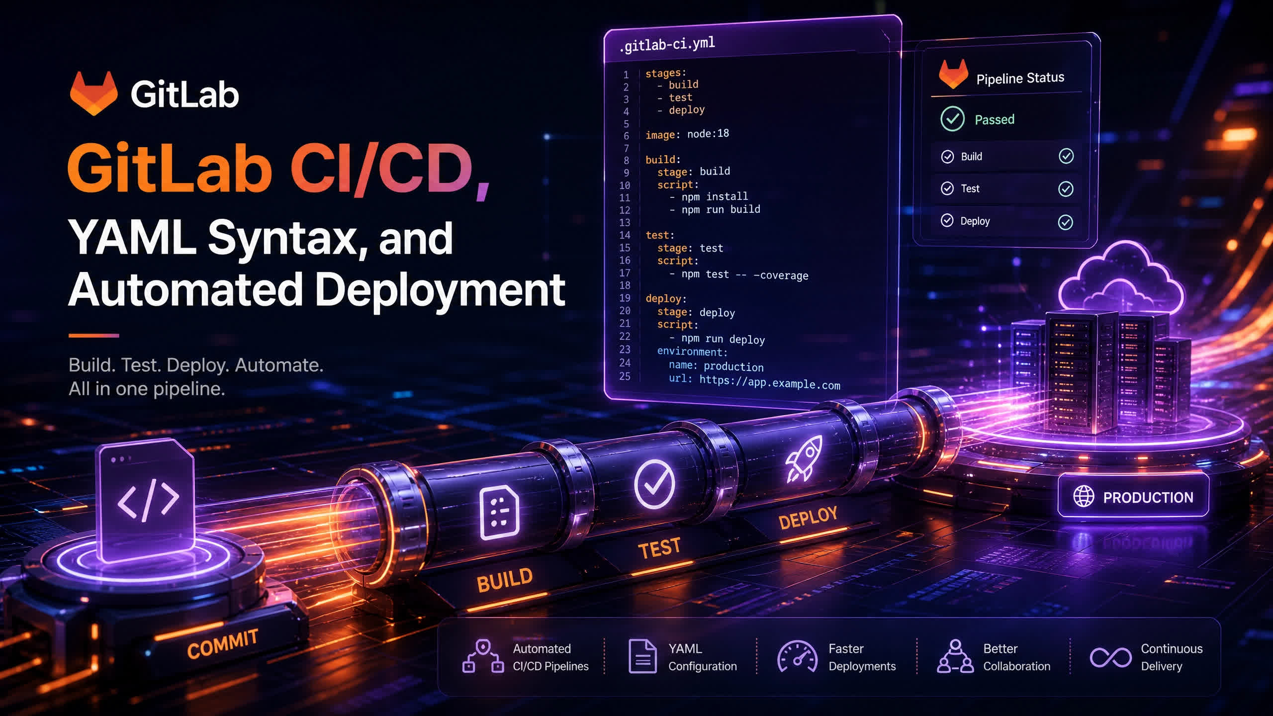 GitLab CI/CD 概念解析：從 YAML 語法到自動化部署實務